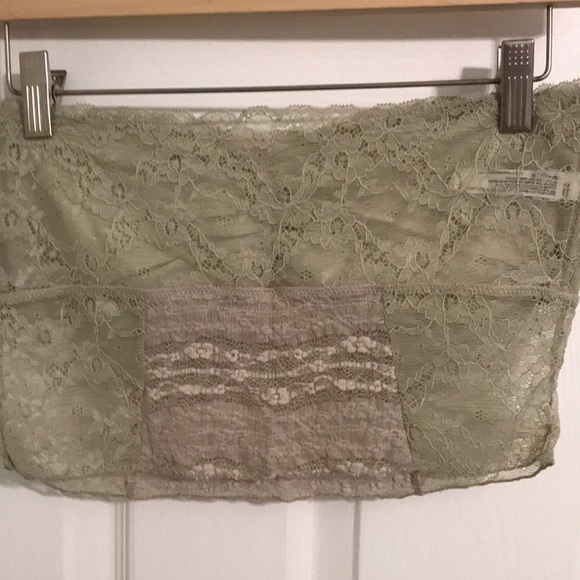 SOLD NWT Free People Lace bandeau L $38 Champagne - Picture 7 of 7